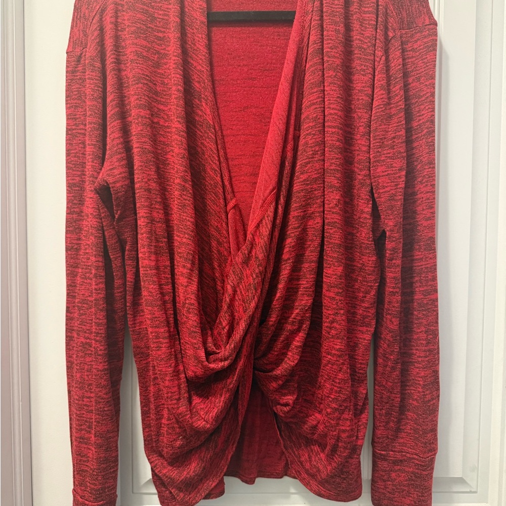 Grace & Lace Scoop neck Long Sleeve Top